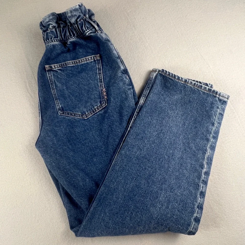 Scotch & Soda Paperbag Jeans Womens 28 Blue High Rise‎ Tapered The Breeze Denim